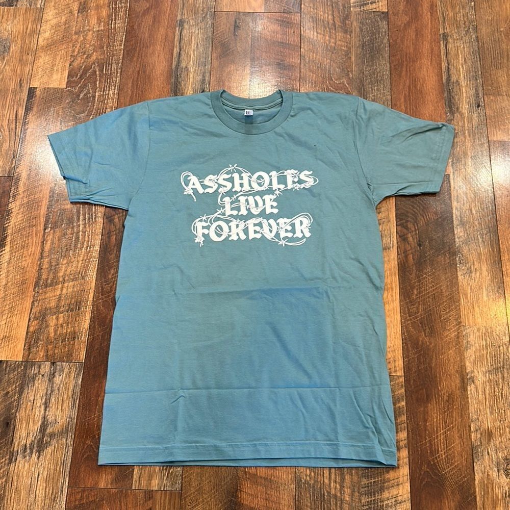 ASSHOLES LIVE FOREVER t-shirt M (5025B) NWOT